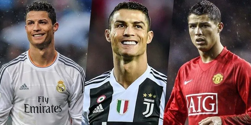 Cầu thủ Cristiano Ronaldo đã có những năm tháng đỉnh cao ở MU, Real, Juventus